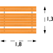 Table de pique-nique Hallon réf 8042474 - Hags - 1800x1300 mm - 62 kg_3