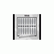 Armoire à fusils - 16 armes dont 8 avec lunette - Coffre intérieur - INFAC SENTINEL SD16_3