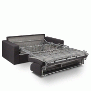 Canapé convertible Midnight Express 120 cm - Matelas 16 cm - Tissu Neo anthracite - Fabrication italienne_3
