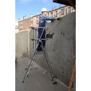 Profort Garde-corps fixe - Plateforme de travail Tubesca-Comabi - Aluminium - Hauteur d'accès max 3,15m_3