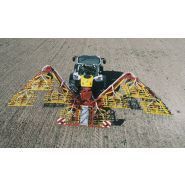 Herse agricole AS 1200 M1 - APV - largeur de travail 12 m - dents en 6 rangées pour lutte contre mauvaises herbes_3