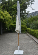 Parasol rond - Bois exotique - 3 m de diamètre_3