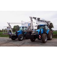 Nacelle élévatrice avec garde-corps amovible