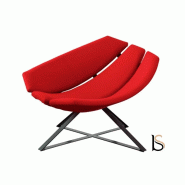 Fauteuil Radar - Softline - Feld Rouge 588_3