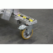 Passerelle industrielle roulante double RID - 3 marches - Ref. RID0833_3