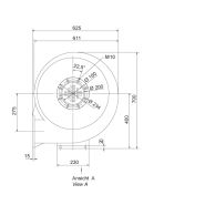 Ventilateur anti-explosion avec pression maximale de 6.800 Pa
