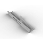 Passe-câble horizontal en acier inoxydable - Dimensions 80 x 12,5 x 7,5 cm - Jusqu'à 30 câbles - 3 points de fixation_3