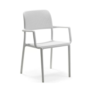 Fauteuil en résine RAP - Stamp - Léger, design, empilable, pour extérieur_3