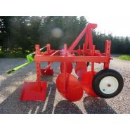 Butteuse agricole à tablier - 4 ou 6 disques Sicam - Attelage par chapes ou pitons - Disques Ø460 mm_3