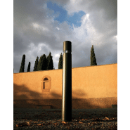 Borne Hospitalet Pletina - H214P - Acier zingué avec anneau inox - Versions amovible, flexible et sur platine_3