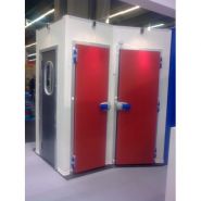 Porte de chambre froide coulissante - isodoc - en acier galvanisé, prélaqué polyester_3