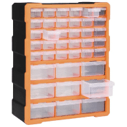 Vidaxl organisateur multi-tiroirs avec 39 tiroirs 38x16x47 cm 147585_3