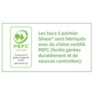 Bac à palmier SILAOS - tout acier, acier et bois, acier et plastique recyclé - design harmonisé pour espaces verts_3