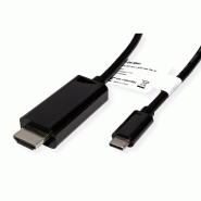 ROLINE Câble adaptateur type C - HDMI, M/M, 2 m_3