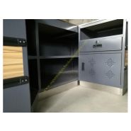 ECC-043 - Sortie de caisse - Guangzhou Eco Commercial Equipment Co., Ltd - Dimensions L1800 x W900 x H850mm - Feuillard épaisseur 0.8mm à 1.5mm_3