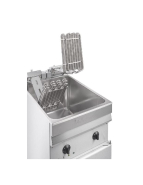 Friteuse électrique - 15-18 Litres, haut rendement, 2 bacs sur coffre - VALENTINE EVO400_3