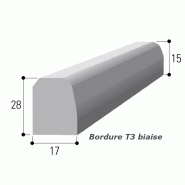 Bordure T3 convexe 50x50 cm externe