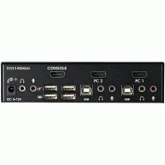 Commutateur KVM HDMI USB 2 ports avec audio et concentrateur USB 2.0_3