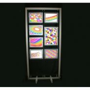 Porte-affiche LED - Cadre auto-portant en aluminium anodisé sur mesure_3