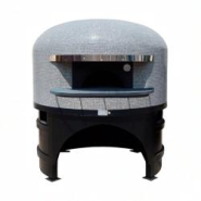 Four à pizza au gaz MF140DG | 8-9 pizzas - Manna Forni - modèle MF, dôme en briques, isolation thermique efficace_3