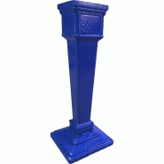 Boîte aux lettres rétro en aluminium avec peinture résistante