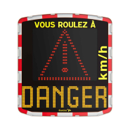 Radar pédagogique EVOLIS Vision - Matrice texte Full Led, visibilité optimale jusqu'à 200m_3