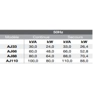 Série 5 Groupes électrogènes industriels AJ Power - 33 à 275 kVA - moteurs AGCO Power et Perkins_3