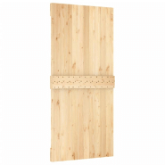 Vidaxl porte coulissante et kit de quincaillerie 95x210 cm pin massif 3203195_3