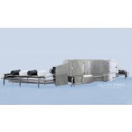 Installation industrielle pour le nettoyage de seaux conforme aux normes HACCP