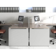 Bureau opératif classique OGI V - Cloisons séparatives en option - Plateaux variés et personnalisables_3