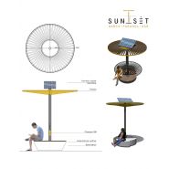 Sun_set - banc connecté solaire avec 4 chargeurs USB ou plus - Frepat Urban Equipment_3
