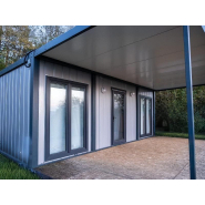 Maison Conteneur Model Terrace - Solution modulaire haut de gamme avec isolation thermique et options personnalisées_3