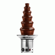 Fontaine à chocolat inox avec 6 étages - 84 cm | Qdm - SBCH6_3