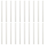 Vidaxl brises-vues de jardin 10 pcs gris clair 252,5x19 cm pvc 4005544_3