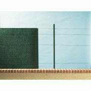 Brise-vue vert 100% occultant en maille plastique - 1 x 25 m - Tandem_3