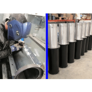 Borne automatique de haute sécurité ø220 x 750mm - LED, télécommande et sécurité négative - h75013_3