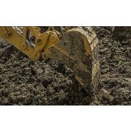 Godet d'excavation à usage normal avec lame de nivellement - caterpillar finance france - 1 200 mm (47,2 in) - capacité 0.8 m³_3