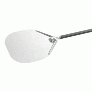 Pelle à pizza pleine rectangulaire aluminium 32x32 - Manche 60 cm - Gamme Amica | GI.METAL_3