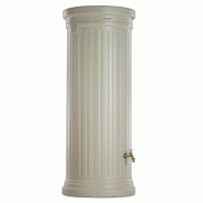 Récupérateur d'eau colonne romaine cylindrique sable 1000 l