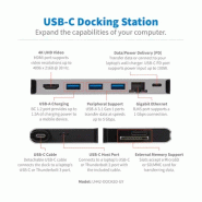 Tripp Lite U442-DOCK5D-GY station d'accueil Avec fil USB 3.2 Gen 1 (3.1 Gen 1) Type-C Gris_3