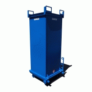 Benne à fond ouvrant (BAFO) - 1500 litres - Fabrication française - Finition laquée et multiples options_3