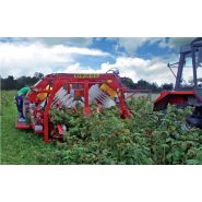 Équipement pour récolte mécanisée de framboises d'automne
