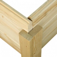 42558 - Abri de jardin Dahme 1 en bois brut 2,21m² - panneaux 14mm - double porte - Karibu_3