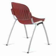 Chaise visiteur polyvalente empilable So Balsamo - P25, Kit tablette avec 1 accoudoir, Kit d'accroche AC62_3