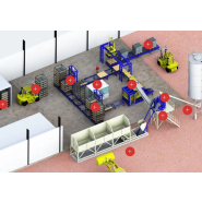 Machine de fabrication de blocs béton - ROMETA 2030 - Production moyenne-haute avec vibrocompresseur et centrale 750/500 L_3