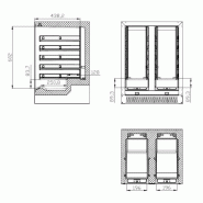 Rafraîchisseurs à vin 100l dual zone l592 7525.0030 COMBISTEEL_3