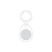 Porte-clés publicitaires modèle Deluxe - jeton magnétique 4,2 x 3,2 x 0,6 cm - personnalisation haute de gamme_3