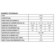 Multilift XR5S - appareil hydraulique pour camions de 7,5 T
