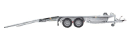 Remorque porte voiture-plateau - 4,50 X 2,05 M - 2700 KG - MARTZ GT 450S_3