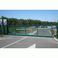 Portail coulissant barreaudage carré - 16000 / 2250_3